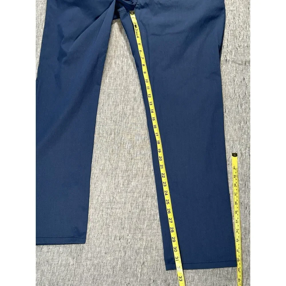 Johnnie O Marin Prep-Formance Pants Mens 40x32 High Tide 5-Pocket Stretch